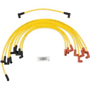 ACCEL 4048 Spark Plug Wire Set - 8mm - Yellow with HEI Stock Style Boots ACCEL 4048 Spark Plug Wire Set - 8mm - Yellow with HEI Stock Style Boots