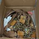 Snow Chains for SUV Car Pickup Trucks RV, Universal Adjustable Emergency Portable Snow Tire Chains, Applicable Tire Width 215-315mm (8.4-12.4 inch) (6 Packs)