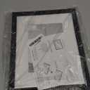 upsimples 8x10 Picture Frame, Display Pictures 5x7 with Mat or 8x10 Without Mat, Wall Hanging Photo Frame, Black, 1 Pack