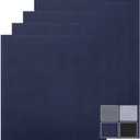 Peel and Stick Carpet Floor Tiles 24x24 Inch, 20 Pack Tile Carpet Squares, 4.5mm Thick Self Adhesive Carpet Tiles, Easy to Install, Durable Non-Slip Polyester for Home Office Basement Blue