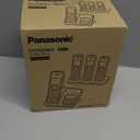 Panasonic Cordless Phone with Answering Machine, Link2Cell Bluetooth Home Phones, Voice Assistant and Advanced Call Blocking, Expandable System with 4 Handsets - KX-TGD864W (White)