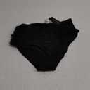 Women High Waisted Bikini Bottoms Tummy Control Swimsuit Bottoms Strappy Swim Bottom L