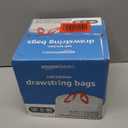 Basics Tall Kitchen Drawstring Trash Bags, Sturdy and Tear Resistant, 13 Gallon, Unscented, 120 Count