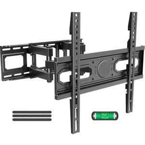 MOUNTUP TV Wall Mount for Most 26-65 Inch Flat/Curved TVs, Full Motion TV Mount Fit 16" Wood Stud, Wall Mount TVs Bracket with Dual Swivel Articulating Arm Max VESA 400x400mm up to 99 LBS