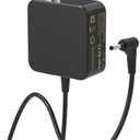 65W Charger Compatible with Lenovo IdeaPad 1/1i/3/3i/5/5i Laptop- IdeaPad 110 110S 310 320 330 330s 510 520 530s 710s AC Adapter; IdeaPad S145 S340 S540 L340 Power Supply Cord Round Tip