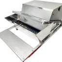 Chicken Feeder Galvanized 25Lbs Capacity Weatherproof Treadle Chicken Feeder Rodent Proof