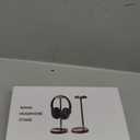 Headphone Stand for Desk, Solid Wood Gaming Headset Stand, Universal Wooden Headphone Stand Hanger, Wooden Headphone Holder with Storage Base for Airpod max and More