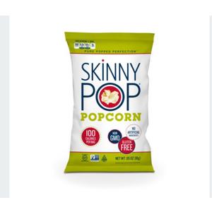 Skinnypop Popcorn 100 Calorie Original Bags .65 oz., PK30 (Best Before 01/31/2026)