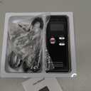 64GB Small Digital Voice Recorder - Voice Activated Recorder Rechargeable Audio Recorder MicroSD Expansion Recording Device for Lectures Meetings Interview