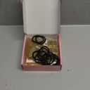 YINGFENG 134 Pcs Gold Hair Bun Maker Kit for Kids Small - 4 Hair Donuts for Buns, 20 Hair Nets for Buns, 100 U Shaped Bobby Pins, 10 Hair Bands, for Girls, Ballet Dance, Hair Accessories for Women