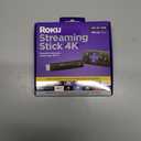 Roku Streaming Stick 4K - HDR & Dolby Vision Roku Streaming Device for TV with Voice Remote & Long-Range Wi-Fi - Free & Live TV