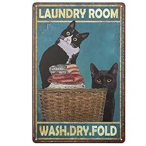 Black Cat Vintage Metal Tin Signs Before Coffee I Hate Everyone Funny Signs for Cafe Bar Pub Home Kitchen Gift for Cat Coffee Lovers 8X12 Inches
