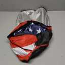 American Flag Car Windshield Sun Shade, Foldable Car Front Window Sunshade for Car SUV Truck, Auto Interior Sun Protection Cover, Blocks UV Rays & Keeps Your Vehicle Cool (USA Original Flag, X-Large)