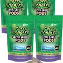 Green Gobbler Septic Tank Treatment Packets - Natural Bacteria to Prevent Costly Septic Issues, Back-Ups, Foul Odor (24 Pods)