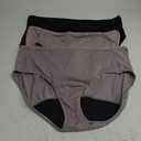 Hanes Comfort, Women's Period Underwear, Moderate Leaks Protection, Washable Hipster Panties, 3-Pack 14