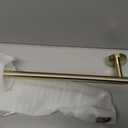 Newfun 24 Inch Brushed Gold Bath Towel Bar, 2Pcs Towel Racks for Bathroom Rod Classic SUS304 Stainless Steel Bathroom Towel Holder Wall Mounted