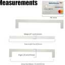 10 Pack 7-1/2''(192mm) Brushed Nickel Cabinet Pulls Stainless Steel Cabinet Handles Satin Nickel Drawer Pulls Square Cabinet Hardware for Cupboard (7.5"/192MM Hole Center)