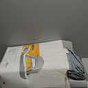 QPAU Inflatable Toddler Travel Bed with Tent, Baby Crib Tent, Portable Kids Air Mattress with Safety Bumpers, Ideal for Home, Grandma's, Camping, Traveling (Grey)