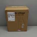 Dimmable Floor Lamp, Arc Floor Lamp with Dimmer, Black Standing Lamp with Adjustable Hanging Shade, Over Couch Tall Reading Light, Modern Pole Lamp for Living Room Bedroom, 9W LED Bulb Included