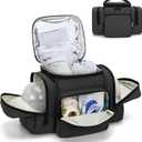 BAFASO Wearable Breast Pump Bag Compatible with Elvie or Momcozy S12 Pro, Tote for Pump and Extra Parts (Patent Pending), Black