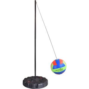 CROWN ME Tetherball Ball and Rope Set- Tetherball Ball with Rope and Carabineer Hoop, Medium, Small