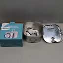 Cat Water Fountain Stainless Steel: Pet Fountains for Cats/Dog Indoor Automatic Waterer Bowls for Drinking Small Animal Water Dispenser Metal Pets Watering Faucet Bottle Auto Kitty Watering Supplies (1 Cat Fountain + 3 Filters)