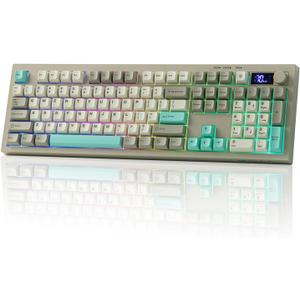 EPOMAKER Aula S102 PRO Membrane Gaming Keyboard w/TFT Screen & Volume Knob