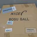 Nice C Balance Ball, Half Ball, Balance Ball, Exercise Workout Trainer, with Resistant Band, Strength Fitness Yoga with Bonus Foot Pump