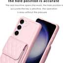 Wallet Case for Samsung Galaxy S23 5G with Long Crossbody Strap Card Holder Premium Grid PU Leather Magnetic Clasp Kickstand Shockproof Phone Cover for S 23 23S GS23 G5 SM-S911U 6.1 inch Pink