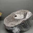 Amazon Basics No-Mess Hooded Enclosed Cat Litter Box, Large, Multicolor, 24 in x 18 in x 17 in