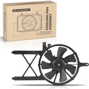 A-Premium A/C Condenser Fan Assembly Compatible with Select Nissan Models - Frontier 2005-2019, Pathfinder 2007-2012, Xterra 2007-2015 - Replace# 92120ZL00A, 92120ZP50A