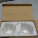 Espresso Cups Set of 2, 4 Oz Espresso Shot Glass with Handle Double Spout Cups Clear Glass Milk Cup Coffee Accessories Great for Making Coffee Desserts Salad Dressing