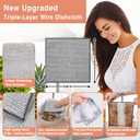 2 x Stainless Steel Wipes Set - 10-Pack Reusable Microfiber Cleaning Cloths for Windows, Kitchen, and Home - Scratch-Safe for Dishes, Glass, Mirrors, Stove, Furniture Surfaces