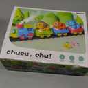 Train Set for Toddlers w/Steam, Music & Lights - Electric Train Toy for Kids with Tracks Accessories, Includes 3 Animals Car : Lion Gorilla and Elephant, Best Gifts for 1-3 4 5 6+ Years Old Boys Girls