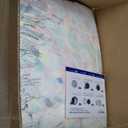 Bedsure ComfyFleece Donut Large Dog Bed - Washable Faux Fur with Corduroy Fleece & Anti Slip Bottom, Round Pet Bed with Removable Cover, Cream, 36x36x8 inches