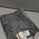 Women's 3/4 Sleeve Tie Open Front Bolero Shrug Lightweight Knit Hollow Out Cropped Cardigan, Black, XL