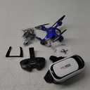 Sky Rider "Helios" Quadcopter Drone with Wi-Fi Camera and VR Goggle Value Pack DRW533VPBU ( No USB Cable)