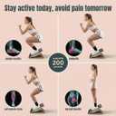 Slant Board for Exercise, 2-in-1 Balance Board & Calf Stretcher with Timer,Adjustable Wooden Squat Wedge with Anti-Slip Surface,Incline Board for Stretching & Blance Training