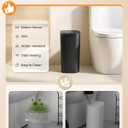 Cesun Motion Sensor Trash Can, 5 Gallon Automatic Bathroom Garbage Can with Lid, Touchless Smart Plastic Slim Wastebasket for Bathroom, Office, rv, Bedroom, Living Room, Black