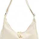 Shoulder Bag for Women,Ultra Soft Foldable Vegan Leather Crossbody Bag,Stylish Slouchy Tote Purses Hobo Handbag