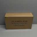 Set of 24 Waterproof Outdoor Flameless Candles, LED Candles with 4 Remote and Timer,(H 4" 5" 6" x D 2.2"),for Christmas,Halloween,Wedding,Festival