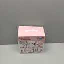 Giant bean 36pcs Wooden Dollhouse Furniture Set with Dolls for 5 Rooms, Wood & Plastic Pink Dollhouse Accessories Pretend Play Furniture Toy Christmas Birthday Gift Toy for Kids Boys Girls Toddler 3+