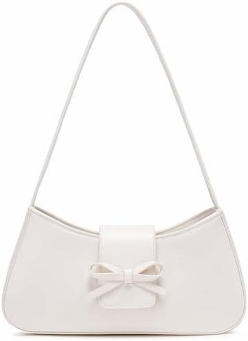 Women's Shoulder Bag, Hobo Purse with Bow, Y2K Trendy Crossbody Bag, Small Purse for Women-Lightweight, Trendy Handbag