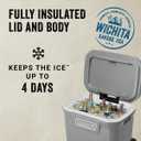 Coleman Classic Series Insulated Portable Rolling Cooler with Wheels, Leak-Resistant Outdoor Hard Cooler Keeps Ice up to 5 Days, 65-Quart