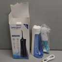 Leominor Water Dental Flosser - 5 Modes Cordless Portable Oral Irrigator, IPX7 Waterproof, Rechargeable Teeth Cleaner Upgrade Datchable Tank Professional Flossing Cleaning Pick for Home Travel (White) (230ml)