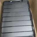 Traveler's Choice Pagosa Hardshell Expandable Luggage with Spinner Wheels, Black, 22-Inch Carry-on