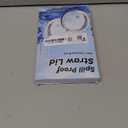 30 oz Tumbler Lid with Straw for YETI, 2 Pack Replacement Cover for Rambler 26 oz Cup, 30 oz Tumbler, 35 oz Straw Mug, Spill Proof Top with Brush, Dishwasher-Safe and Shatter-proof