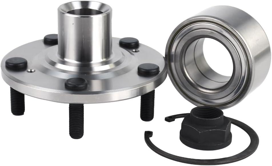 Autoround BR930580K Front Wheel Bearing and Hub Assembly Compatible with Honda CR-V 2002-2006, Element 2003-2011
