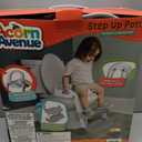 Step Up 2 N 1 Potty Training Seat, Upgrade Toddler Toilet Seat for Kids Boys Girls, Potty Training Toilet, Splash Guard Anti Slip Pad Step Stool
