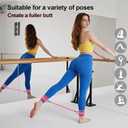 Adjustable Ankle Resistance Bands with Cuffs - 3-Level Booty Bands for Women, Home Gym Equipment for Glutes & Legs Workout, Pilates Yoga Accessories (X-Small)